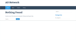 Desktop Screenshot of aonetwork.com